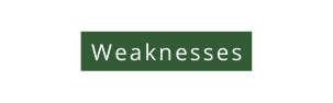 Weaknesses